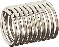 Heli-Coil R374512 M12 x 1.5 Free-Running Threaded Insert, 18 mm OAL, Pack of 6