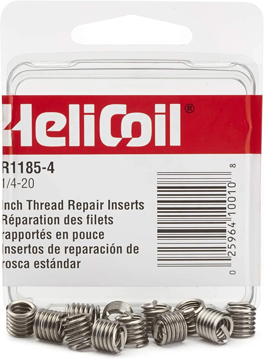 HELICOIL R1185-4 R-Pack Free-Running Insert 1/4-20, 0.375 in OAL