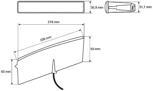 Hella 010043801 Lamp Kit DRL 5-LED 9-33V, Multi