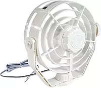 Hella 003361022 '3361 Series' 12V DC 2 Speed Turbo Fan with White Housing