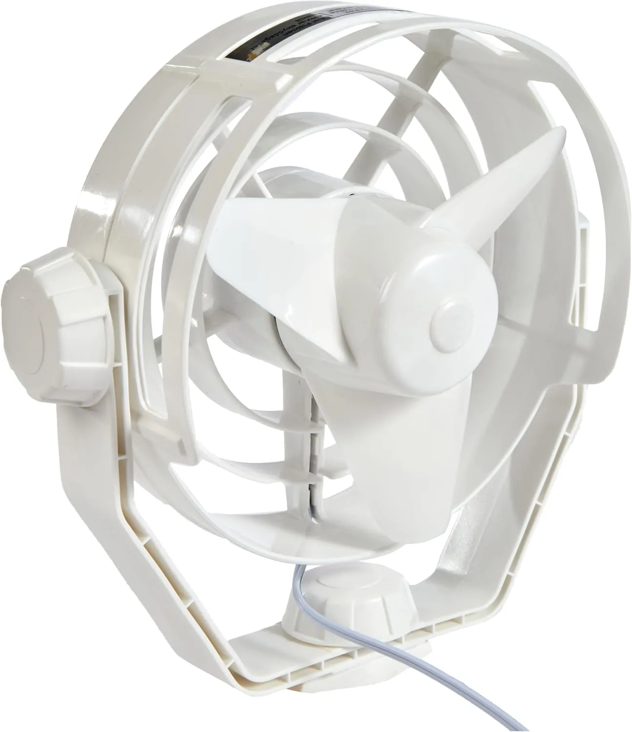 Hella 003361022 '3361 Series' 12V DC 2 Speed Turbo Fan with White Housing