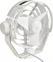 Hella 003361022 '3361 Series' 12V DC 2 Speed Turbo Fan with White Housing