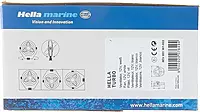 Hella 003361022 '3361 Series' 12V DC 2 Speed Turbo Fan with White Housing