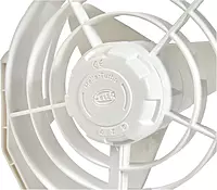 Hella 003361022 '3361 Series' 12V DC 2 Speed Turbo Fan with White Housing