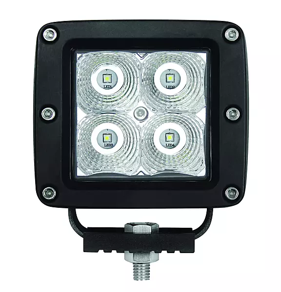 HELLA 357204031 ValueFit Cube Flood Beam (Off Road, 4LED), Multi