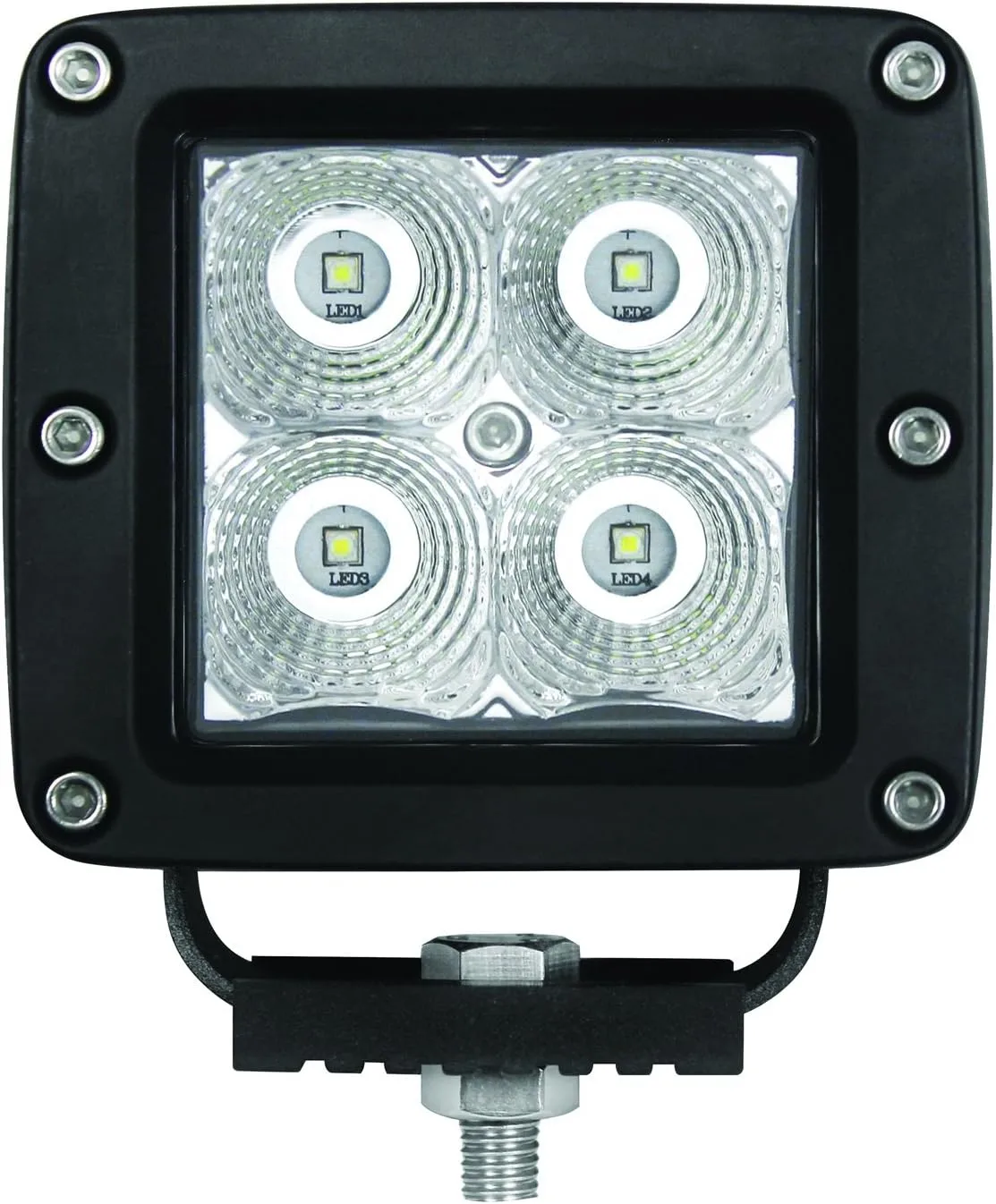 HELLA 357204031 ValueFit Cube Flood Beam (Off Road, 4LED), Multi