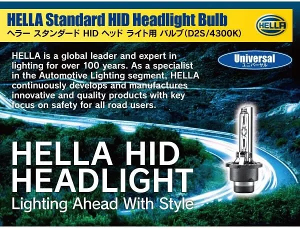Hella D2S 4300 K BULB D2S P32d-2 4300 K 85V 35W Standard Xenon 4300K