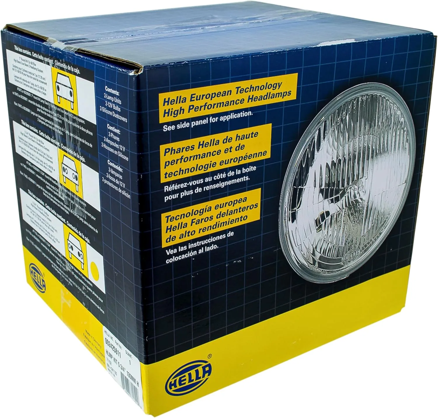 Hella 002425811 HLMP Kit 5 3/4" 135mm H1 12V ECE