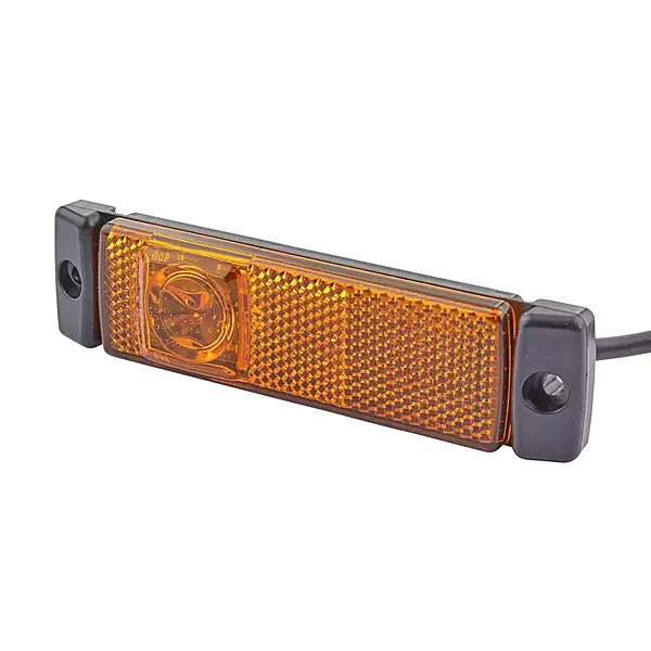 HELLA 2PS 008 645-011 Side Marker Light LED 12V Amber Horizontal
