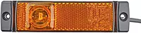 HELLA 2PS 008 645-011 Side Marker Light LED 12V Amber Horizontal