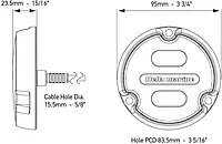 Hella Marine Apelo A1 RGB Underwater Light - 1800 Lumens - Black Housing - Charcoal Lens