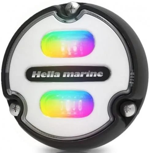 Hella Marine Apelo A1 RGB Underwater Light - 1800 Lumens - Black Housing - White Lens