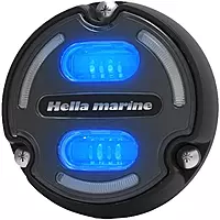 Hella Marine Apelo A2 Blue White Underwater Light - 3000 Lumens - Black Housing - Charcoal Lens w/Edge Light
