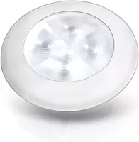 Hella Marine Courtesy Light - Warm White w/White Rim