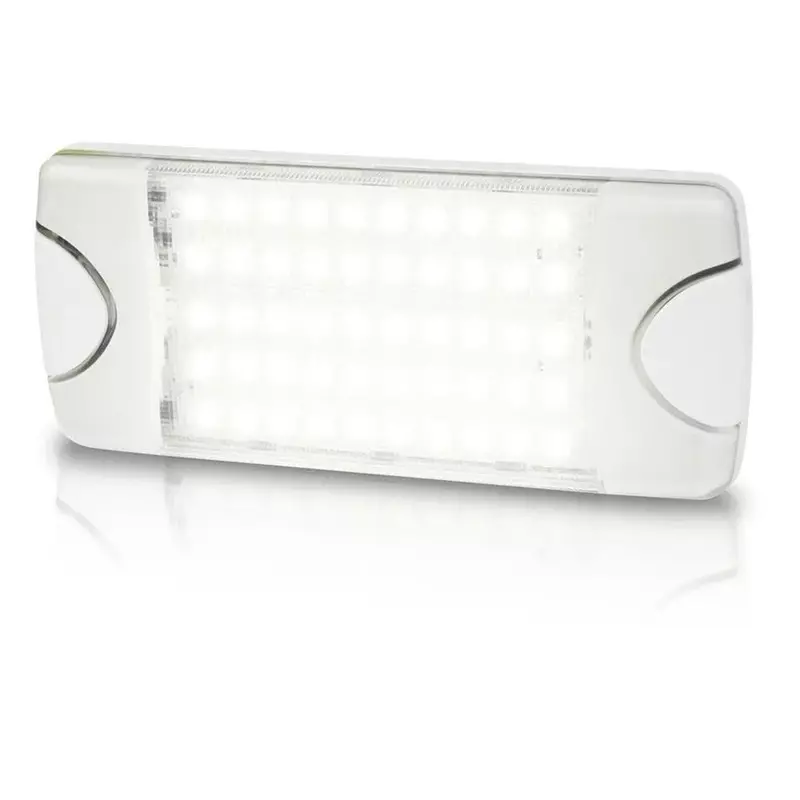 Hella Marine DuraLED 50 Low Profile Interior/Exterior Lamp - White LED Spreader Beam