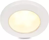 Hella Marine EuroLED 75 3" Round Screw Mount Down Light - Warm White LED - White Plastic Rim - 12V