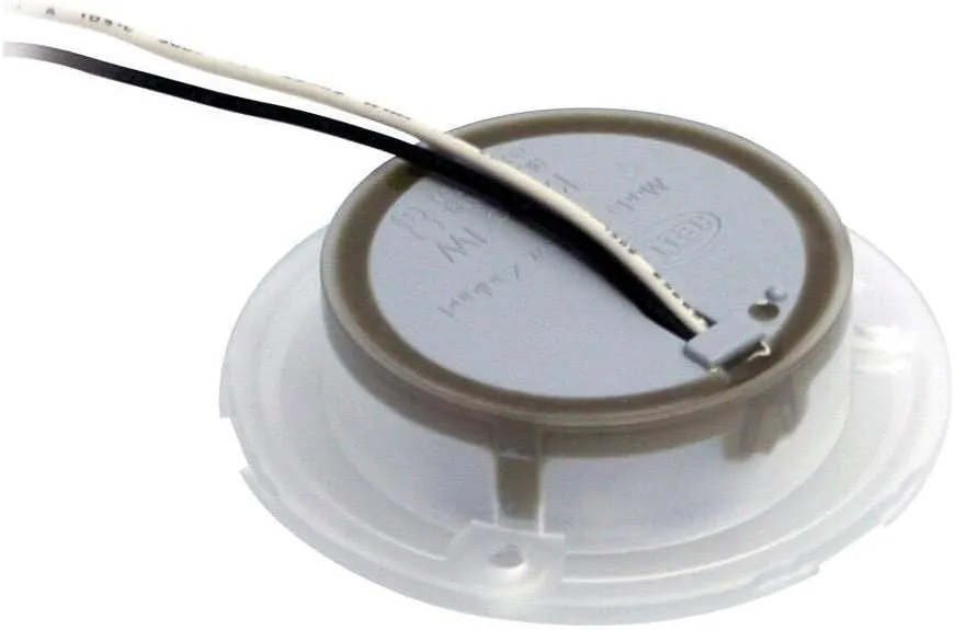 Hella Marine Polished Stainless Steel Rim LED Courtesy Lamp - Blue
