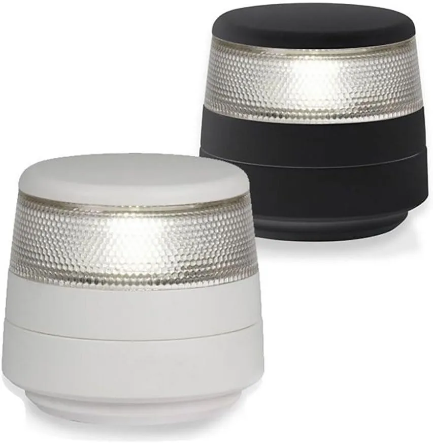 Hella Marine NaviLED 360 Compact All Round White Navigation Lamp - 2nm - Fixed Mount - Black Base