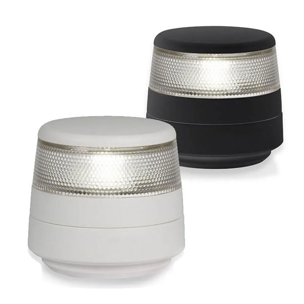 Hella Marine NaviLED 360 Compact All Round White Navigation Lamp - 2nm - Fixed Mount - Black Base