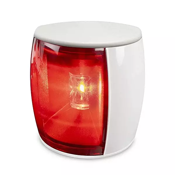 Hella Marine NaviLED PRO Port Navigation Lamp - 2nm - White Shroud