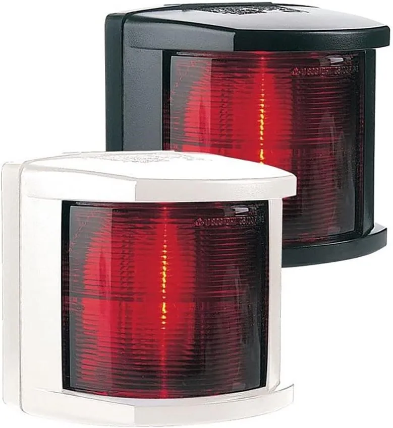 Hella Marine Port Navigation Light - Incandescent - 2nm - Black Housing - 12V