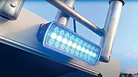 Hella Marine Sea Hawk XL Dual Color LED Floodlights - Blue/White LED - Black Housing