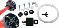 HELLA 003001671 Triple-Tone Air Horn Kit with 12V Air Compressor and Mounting Bracket Triple Tone