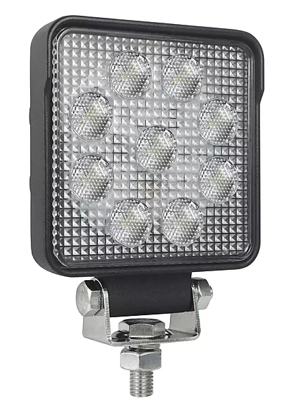 HELLA 357103002 ValueFit 4 Square 1.0 LED Close Range Worklight, Black