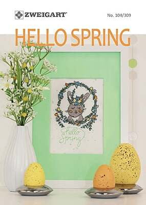 Zweigart - Libretto di Schemi a Punto Croce Hello Spring