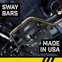Hellwig 7865 Solid, Heat Treated Chromoly, 1-1/4" Front Sway Bar