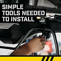 Hellwig 7640 Solid Heat Treated Chromoly 1-1/2" Front Sway Bar