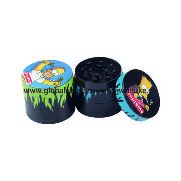 TOBACCO GRINDERS WITH DIFFERENT DESIGN AND COLOURS