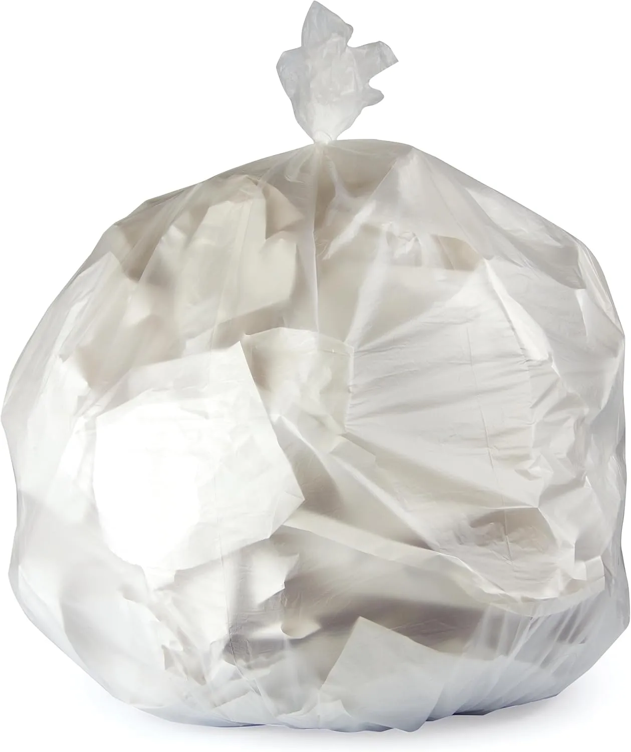 AccuFit 23 Gallon Can Liner by Heritage Bag Co. (200 Pack) 28"x45" 0.9mil Clear