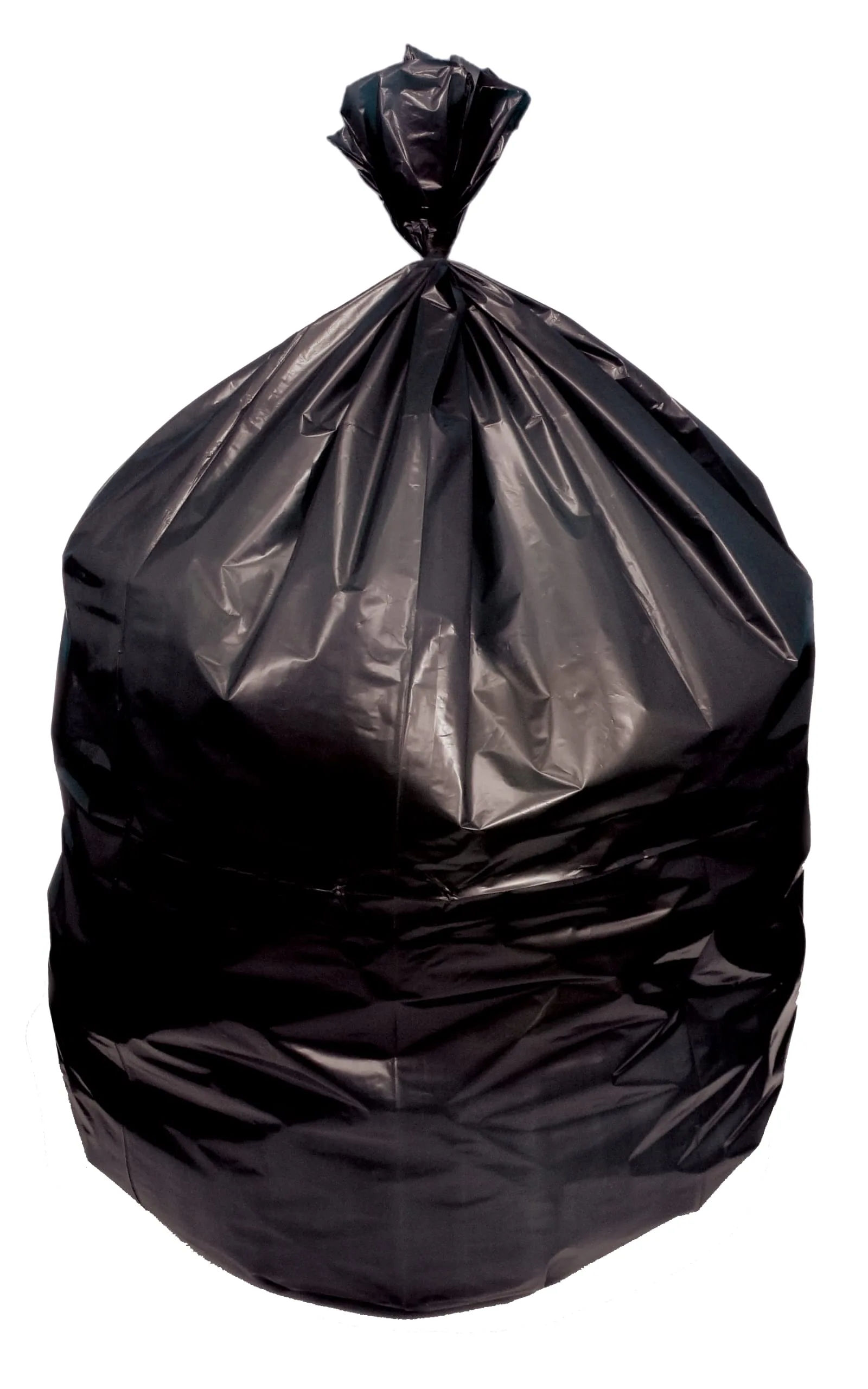 AccuFit 32 Gallon Can Liners, 33 x 44 in, 1.3 mil, Black (100 Pack)