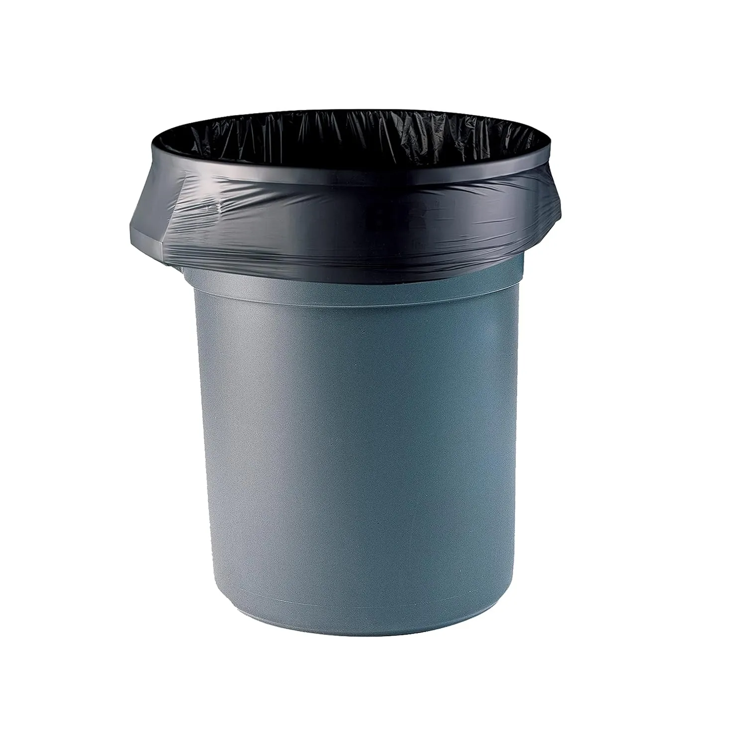 AccuFit 32 Gallon Can Liners, 33 x 44 in, 1.3 mil, Black (100 Pack)