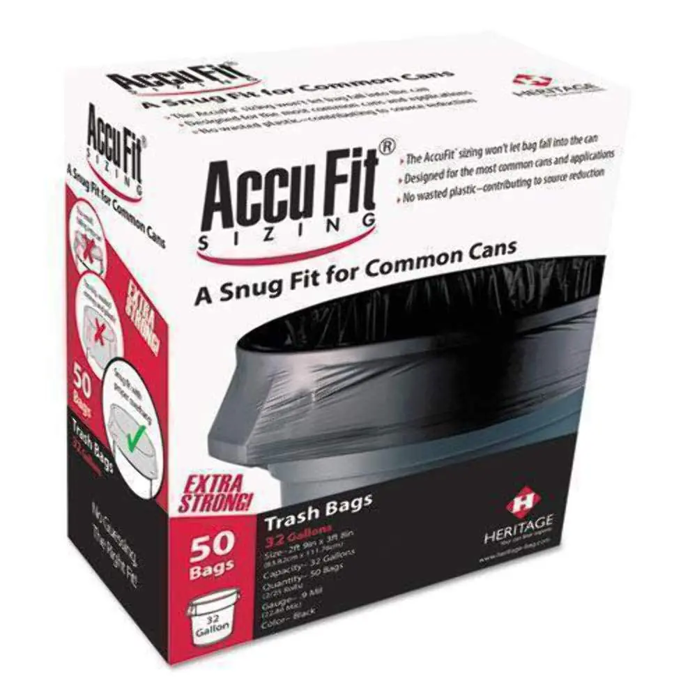 Heritage RePrime AccuFit 44-gal Can Liners