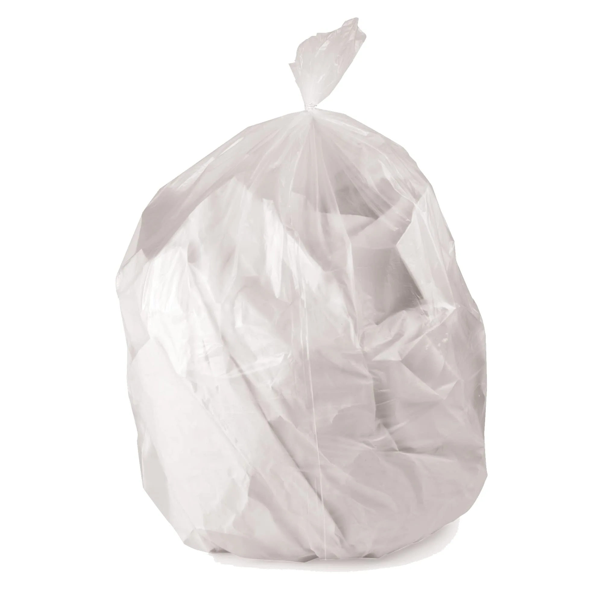 AccuFit 55 Gallon Can Liner by Heritage Bag Co. (100 Pack) 40" x 53" 0.9mil Clear