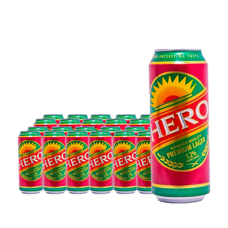 HERO CAN BEER (BIG) 50CL X 24