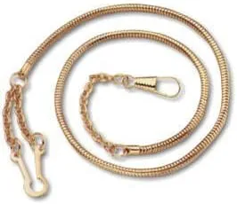 UNIFORM ACCESSORIES Whistle Chain with Button Hook