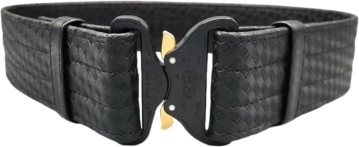 Hero's Pride AirTek Basix 2.25" Rugged Hook-Lined Leather Duty Belt with COBRA Pro Buckle