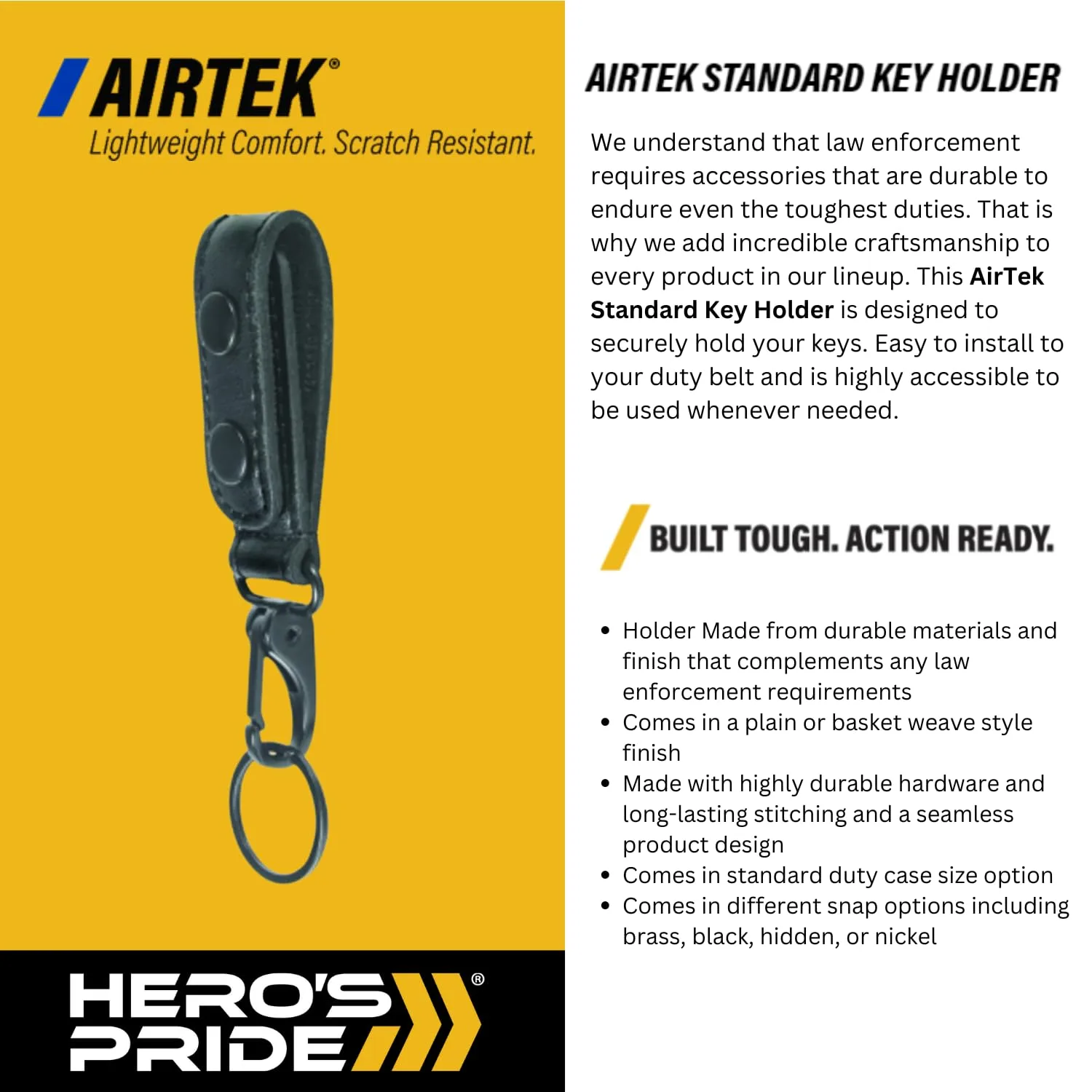 HERO'S PRIDE AirTek Standard Belt Key Holder