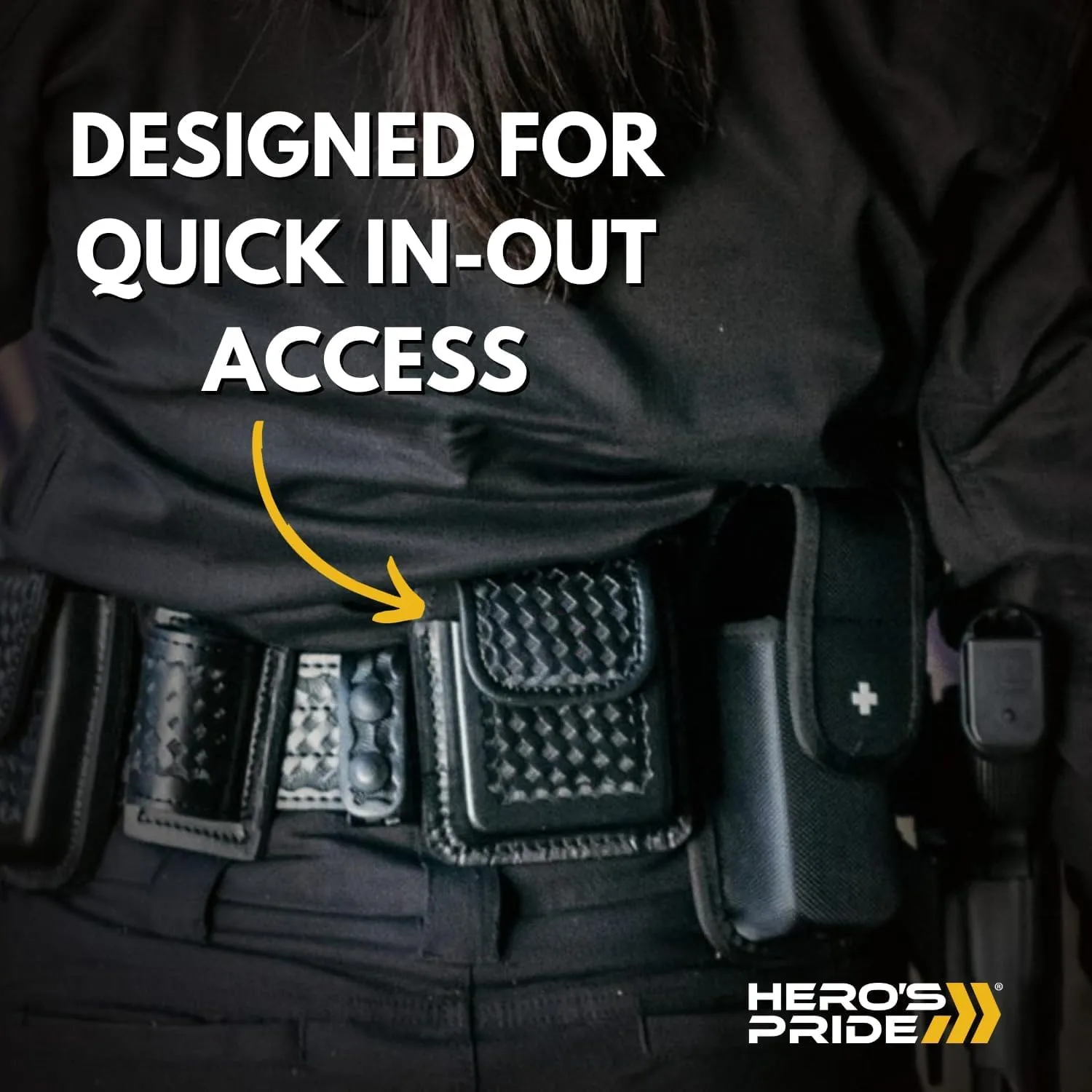 Hero's Pride AirTek Nasal Spray Case - Law Enforcement On-Duty Belt Carry