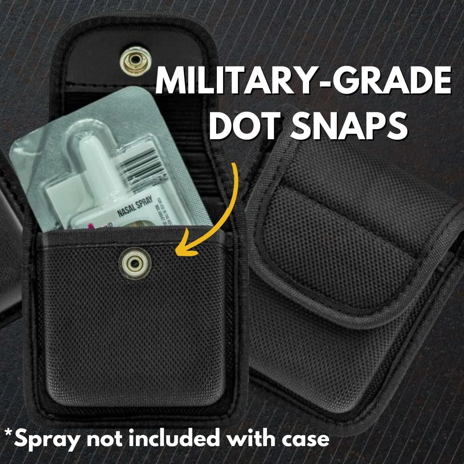 Hero's Pride AirTek Nasal Spray Case - Law Enforcement On-Duty Belt Carry