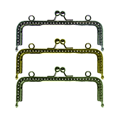 Herraje Metálico Cuadrado 15 cm Color Bronce paquete x 5 unidades