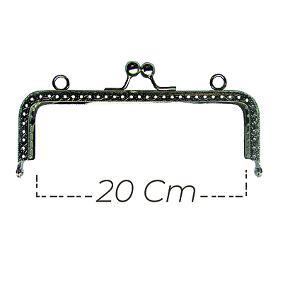 Herraje Metálico Cuadrado 20 cm Color Plateado paquete x 5 unidades Herraje Metálico Cuadrado 20 cm Color Plateado paquete x 5 unidades