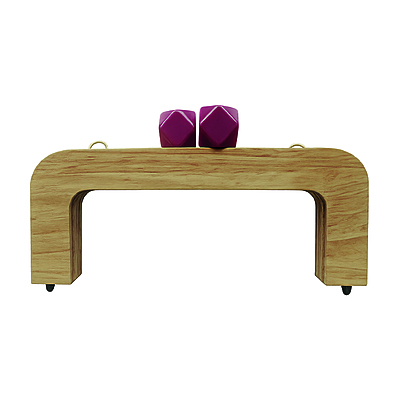 Herraje En Madera Con Bolas de Colores 20 cm Unidades