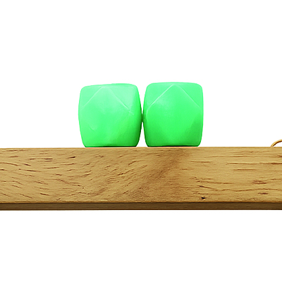 Herraje En Madera Con Bolas de Colores 20 cm Unidades