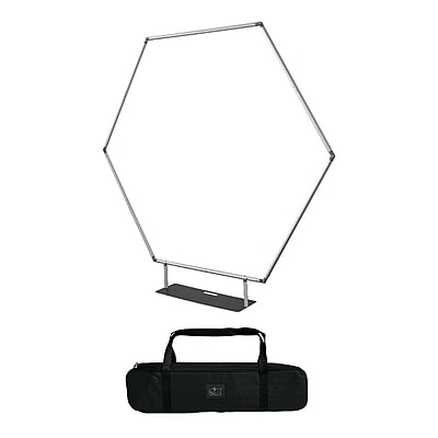 Custom Printed Hexagon Shape Backdrop
