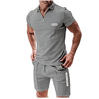 Men's Summer Casual Short-Sleeved T-Shirt With Pant