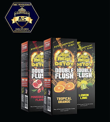 HIGH VOLTAGE DETOX DOUBLE FLUSH 16OZ 473ML